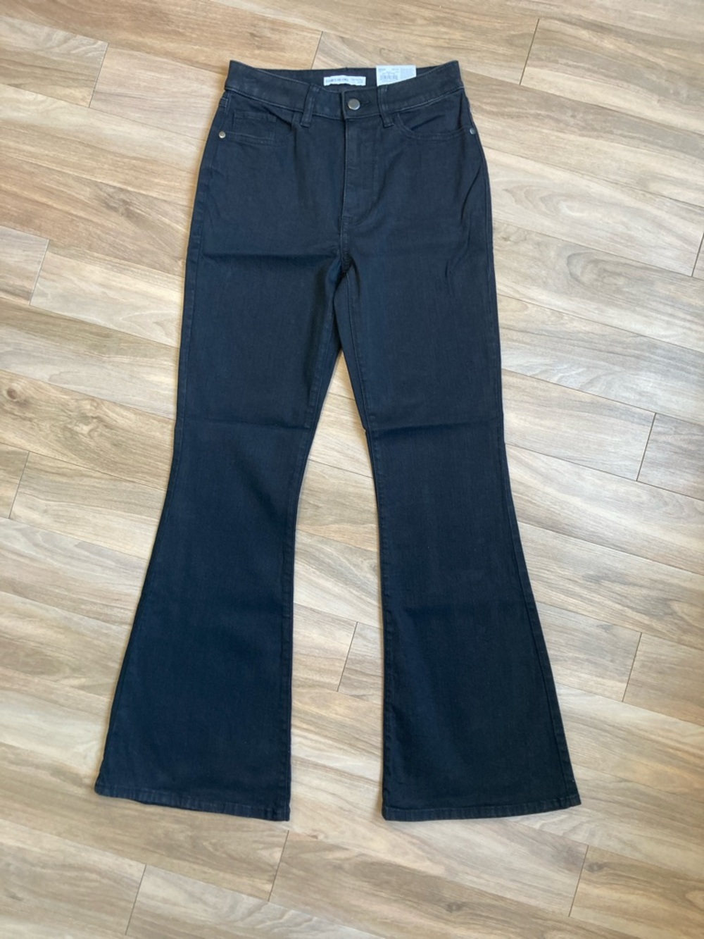 Elizabeth & James jean high rise high waist flare black jean size 2 / 26